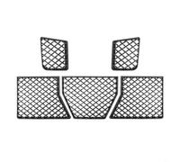 Lot de 5 grilles de calandre inférieure centrale pour BMW G87 M2 2023-2025, noir brillant, aspect sportif, flux d'air optimisé et montage facile (noir mat)
