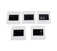 Lot de 5 grilles de diffraction d'interférences de qualité laboratoire 50 x 50 mm