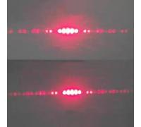 Lot de 5 grilles de diffraction optique 50 x 50 mm Simple Double Triple fente circulaire Interférence Physique Éducation Laboratoire