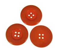 Lot de 5 gros boutons ronds en résine à 4 trous for vêtements, manteaux, accessoires couture, décoration artisanale, 3,8 cm(Bronze)