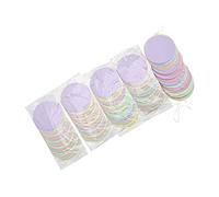 Lot de 5 guirlandes circulaires en papier à pois, pastels avec pois circulaires, couleurs exquises, grande application, guirlande à pois pastel.