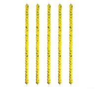 Lot de 5 guirlandes de fleurs décoratives pour Halloween, Diwali, fête de mariage, couronnes florales artificielles adaptées pour murs, portes, tables (32)