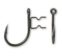 Lot de 5 hameçons Black Cat Claw Single Hook DG Gris 8/0