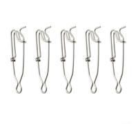 Lot de 5 hameçons en acier inoxydable pour pêche en mer avec une bonne compatibilité