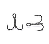 Lot de 5 hameçons triples Pointus en Alliage d'acier Haute qualité for la pêche au Bord des rivières et Lacs(20)