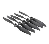 Lot de 5 hélices KMP 6x4E, 9x6E, 8x6E, 12x6E, 14x7E, en Nylon, Noires, à 2 pales, avec moyeu, Ouverture de 8 mm, Vitesse H, for Avions et Drones RC(5PCS 10x5E)