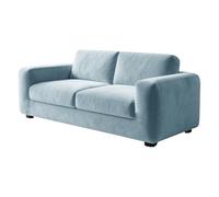 Lot de 5 housses de canapé Chesterfield extensibles en velours épais pour chiens et repose-pieds, bleu clair