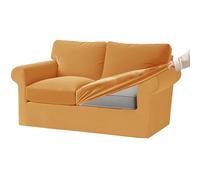 Lot de 5 housses de canapé en velours avec bandes élastiques, pour coussins de sièges et dossiers séparés de 1 à 4 places, taille XL, jaune
