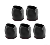 Lot de 5 housses de protection de sol en TPE pour meubles de bureau à roulettes pour éviter les marques d'abrasion sur le bois dur d'ingénierie et le stratifié