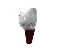 Lot de 5 housses de protection pour plantes - 0.8 x 1 m - 30g/m2 - Blanc Blanc