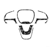 Lot de 5 housses de volant pour Dodge pour Challenger 2015 2023, fabriquées à partir de matériaux en fibre de carbone