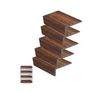 Lot de 5 Housses d'étagère Amovibles, Housses de Support en Fil de Bois synthétique, doublures d'étagère de Placard réglables for étagères de Cuisine, Salle de Bain, Bureau(61x30x5cm/24x12x2in)