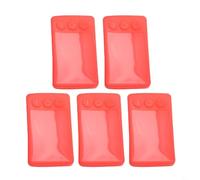 Lot de 5 housses étanches pour tableau de bord SmartGyro en gel de silice Rouge