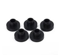 Lot de 5 œillets de réservoir de carburant pour tracteurs, tondeuses, générateurs - Kit de joints en caoutchouc pour petits moteurs - Accessoires de tondeuse à gazon - Noir