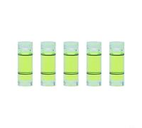 Lot de 5 indicateurs à bulles compacts pour Torpedo pour usage industriel Vert clair 23 x 8 mm