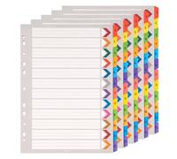 Lot de 5 Intercalaires Classeur A4,12 Onglets Numérotées 1-12 | Intercalaire Alphabétique en Carton