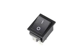 Lot de 5 interrupteurs à bascule à verrouillage KCD4, interrupteur d'alimentation autobloquant DPST I/O 4 broches rouge jaune vert noir, capuchon étanche avec lampe(NO Lamp)