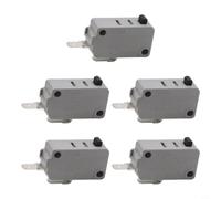 Lot de 5 interrupteurs de porte pour micro-ondes kw3a normal ouvert, 27,8 x 10,3 x 15,9 mm, interrupteur de limitation en PBT pour micro-ondes, machine à laver, cuiseur à riz