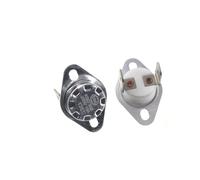 Lot de 5 interrupteurs de température normalement ouverts KSD302 16A 250V 40-130°C en céramique ; thermostat normalement fermé KSD301 (45, 55, 60, 65, 70, 75°C).(Normal close 80degre)
