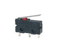 Lot de 5 interrupteurs industriels Mini Micro interrupteur de limite NO NC 3 broches bornes PCB SPDT 5A 125 V 250 V 29 mm levier arc rouleau interrupteurs micro-interrupteurs action rapide (16 mm