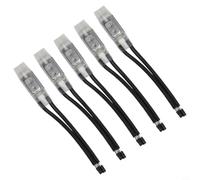 Lot de 5 interrupteurs thermiques KSD9700 normaux fermés | Disjoncteur de température bimétallique pour moteur, lampe et appareil jusqu'à 250 V 5 A dans une plage de 40 à 150 °C