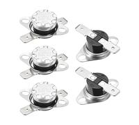 Lot de 5 interrupteurs thermostats KSD301 40 ° C-140 °C 10 A Normalement fermé N.C Réglez la température du disque à clipser Interrupteur de contrôle de température pour four à micro-ondes (40 degrés)