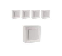 - Lot de 5 interrupteurs va et vient Presto