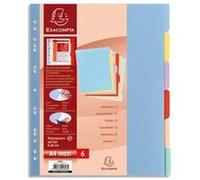 Lot de 5 Jeux de 6 intercalaires polypro 3.5/10e format maxi A4+ G