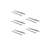 Emuca Lot de 5 jeux de coulisses a roulettes pour tiroir T30, drop lock, longueur 800mm, sortie partielle, Acier, Gris métallique Peint en aluminium G