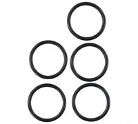 Lot de 5 joints de rechange en caoutchouc pour bonde d'évier de baignoire de 38 mm de diamètre extérieur de 34 mm qui s'adapte sur l'ancienne rainure pour une prévention fiable des fuites