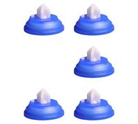 Lot de 5 joints de rechange en silicone solide pour réservoir de toilettes - Installation simple - Pour modèles généraux - Kit de lave-réservoir sans fuite
