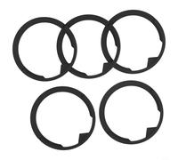 Lot de 5 joints de rechange pour machine à expresso Breville - Bague d'étanchéité en silicone pour broyeur intelligent Barista Express Pro Touch - Noir