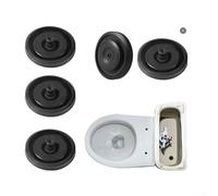 Lot de 5 joints de soupape de remplissage de toilettes pour les modèles bien connus 200 400 747 - Valve d'entrée compatible avec caoutchouc résistant aux produits chimiques pour une installation