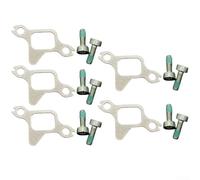 Lot de 5 joints d'échappement avec vis 1137 149 0601 pour tronçonneuse MS194T MS193T MS192T MS192TC - Kit d'étanchéité pour éviter les fuites
