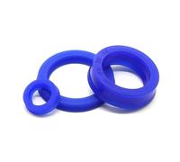 Lot de 5 joints d'étanchéité hydrauliques radiaux de type UN, diamètre intérieur 8-19 mm, joint d'étanchéité en U simple lèvre pour tige de piston et arbre de piston