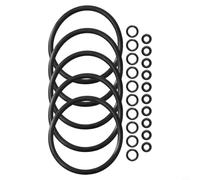 Lot de 5 joints en silicone pour fûts Cornelius | 5 ensembles complets, couvercle et tube de plongée, ajustement parfait, montage facile, pour tous les fûts Cornelius