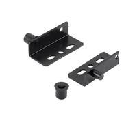 Lot de 5 joints invisibles pour porte d'armoire sans bruit - Mécanisme en fer permanent réglable en hauteur pour la cuisine et la salle de bain - Optimisation de l'espace - Joint secret en fer