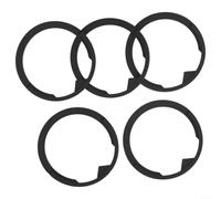 Lot de 5 joints supérieurs en silicone compatibles avec machine à café Breville - Joint pour Barista Express 870 878 880 Pro Touch - Anneau en caoutchouc noir pour éviter les blocages de broyage