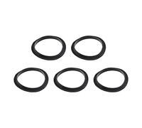 Lot de 5 joints toriques de rechange pour bouchon de lavabo en métal Diamètre intérieur 31,5 mm Diamètre extérieur 38 mm Gel de silice Noir
