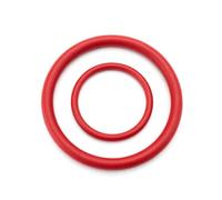 Lot de 5 joints toriques en caoutchouc rouge résistant à l'usure, 255 mm x 248 mm x 3,5 mm, joint rond pour joints industriels