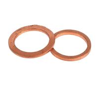 Lot de 5 joints toriques M6-M20, bague d'étanchéité en cuivre, rondelle d'écrasement for bateau, joint plat(M16 (16x22x2))