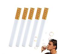 Lot de 5 jouets à bulles recyclables pour soulager le stress, fausses cigarettes, pour homme et femme