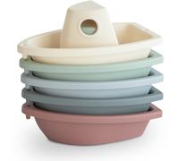 Mushie Jouets de bain Boats Original – Lot de 5