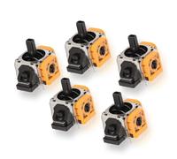 Lot de 5 Joysticks Analogiques 3D pour Manette Joystick Analogique 3D de Remplacement Compatible avec Manette de Jeu Kit de Réparation de Pièces de Rechange pour Module