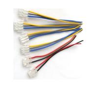 Lot de 5 klaxons de moto, clignotants, feux de route et de croisement, bouton de démarrage, adapté aux scooters électriques, VTT, cyclomoteurs(Wires)