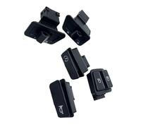 Lot de 5 klaxons de moto, clignotants, feux de route et de croisement, bouton de démarrage, adapté aux scooters électriques, VTT, cyclomoteurs(Button set)