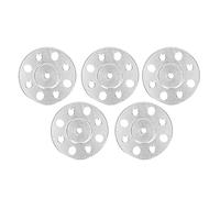 Lot de 5 klaxons de servo en alliage d'aluminium, bras de servo à moyeu cannelé à 24 dents, haute résistance, léger avec quatre trous filetés M4, pour robots intelligents et