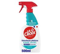 LOT DE 5 - LA CROIX - Cuisine Désinfectant Sans Javel Nettoyant Ménager - spray de 500 ml