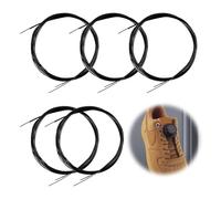 Lot de 5 Lacets de Verrouillage Twist Compatibles avec BOA - Lacets Élastiques Robustes et Faciles à Utiliser - 2 Paires de Rechange Incluses Ajustement facile et rapide pour un ajustement parfait.