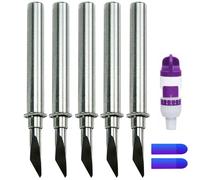 Lot de 5 lames de coupe profonde CABLDF1 pour Brother ScanNCut2 ScanNCut DX2 DesignNCut Compatible avec support CAHLF1 tranchant et stable